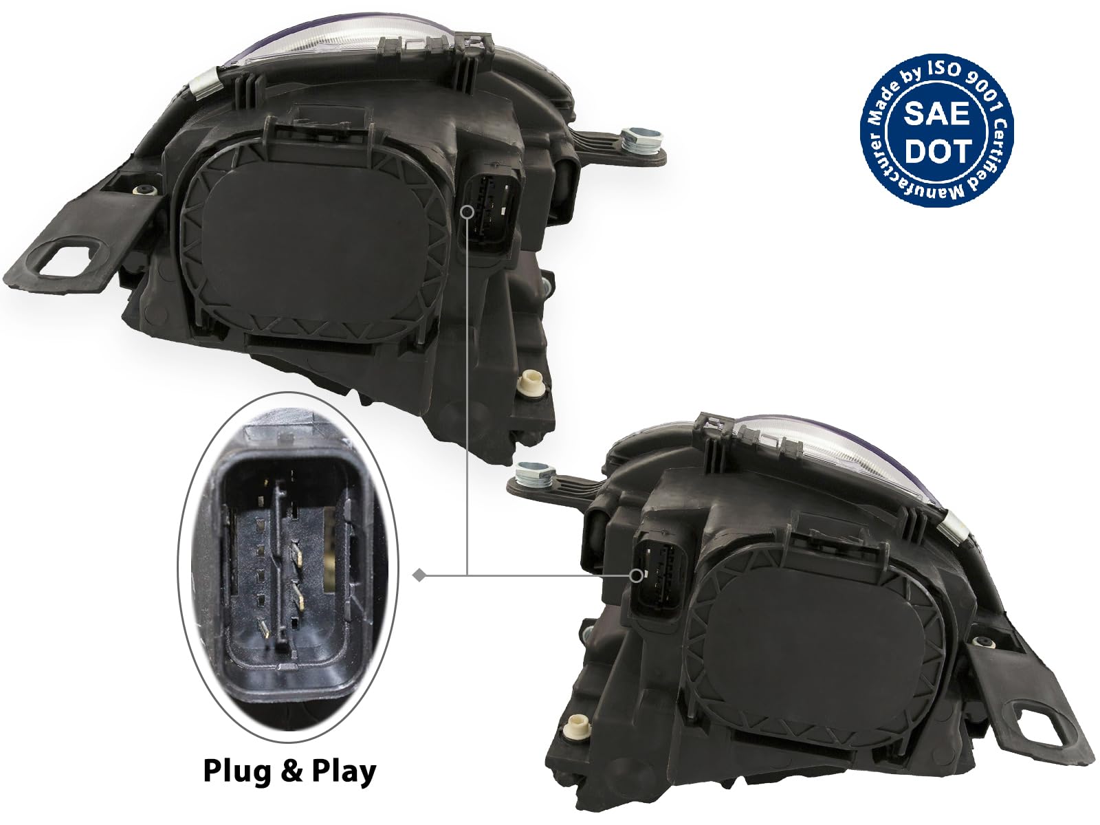 クーパー様確認用 Amazon | Auto Parts Avenue APA 交換用ヘッドライト 2007 2008